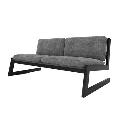 Вуличний диван 75х80х126 см з металевого каркасу та подушками в стилі лофт ULT-8419953 фото